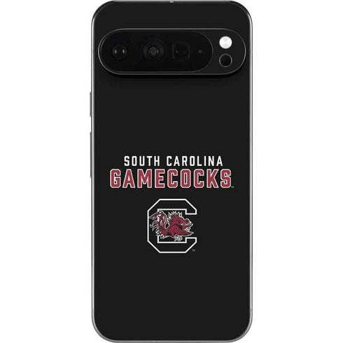University of South Carolina Gamecocks Black Pixel 9 Pro XL Skin